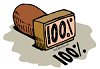 100% rubber stamp clip art link thumbnail