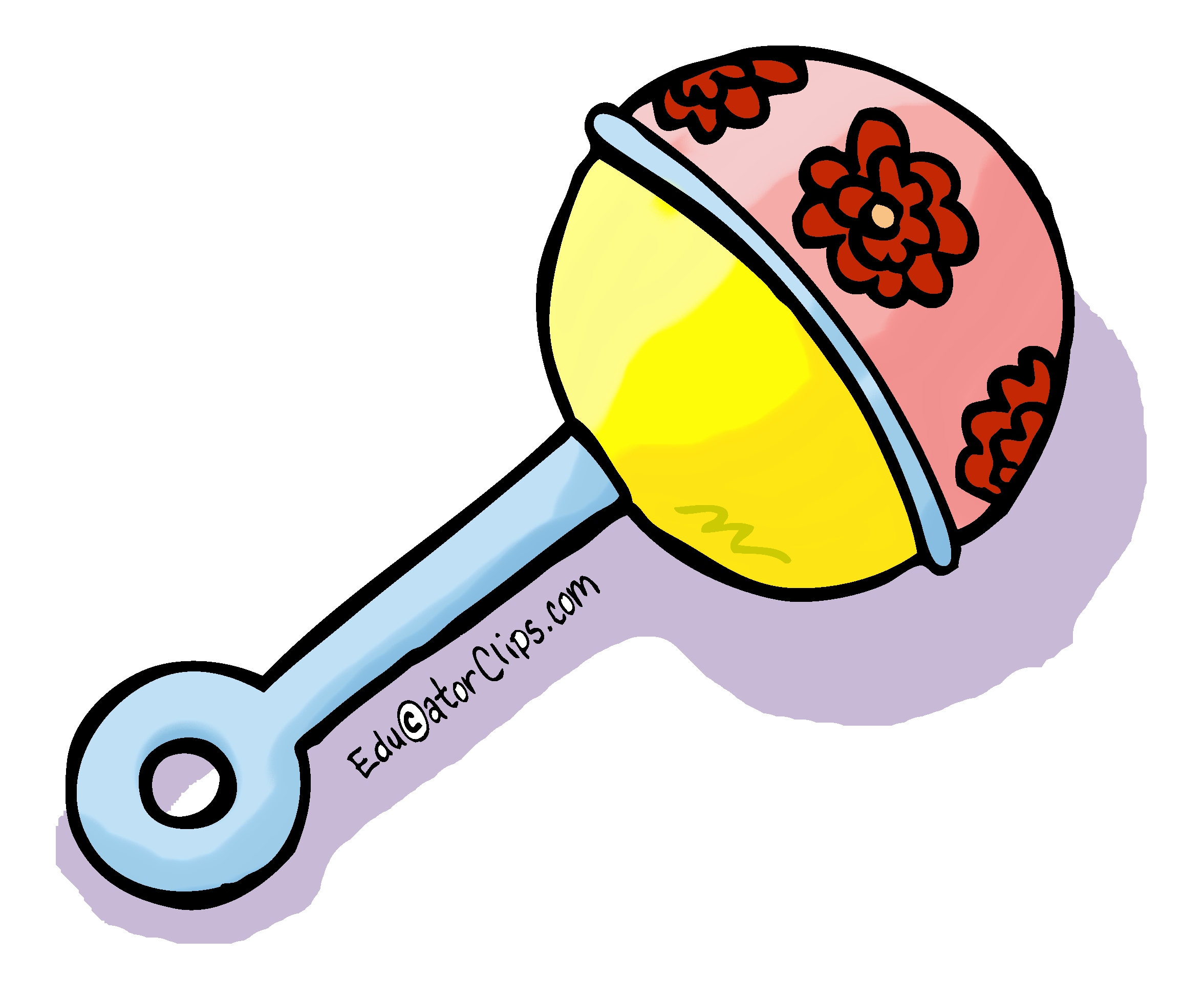 Baby Rattle clip art