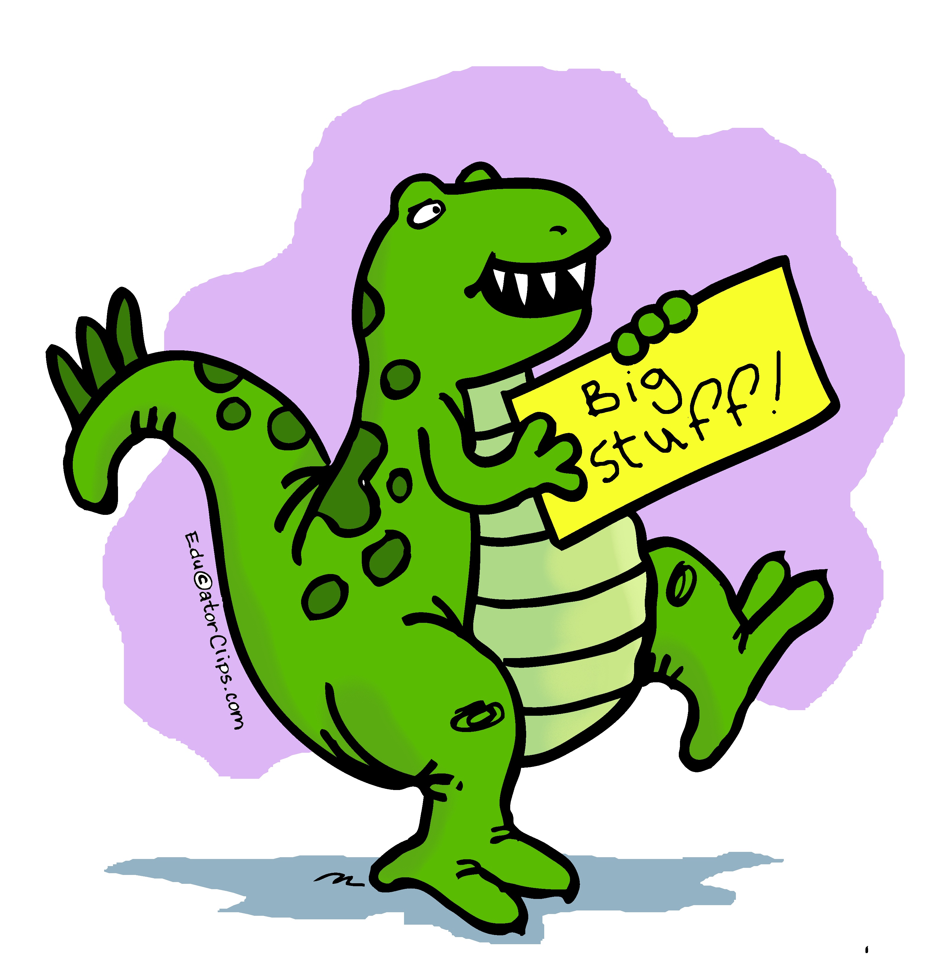 Big Stuff Dinosaur Clip Art