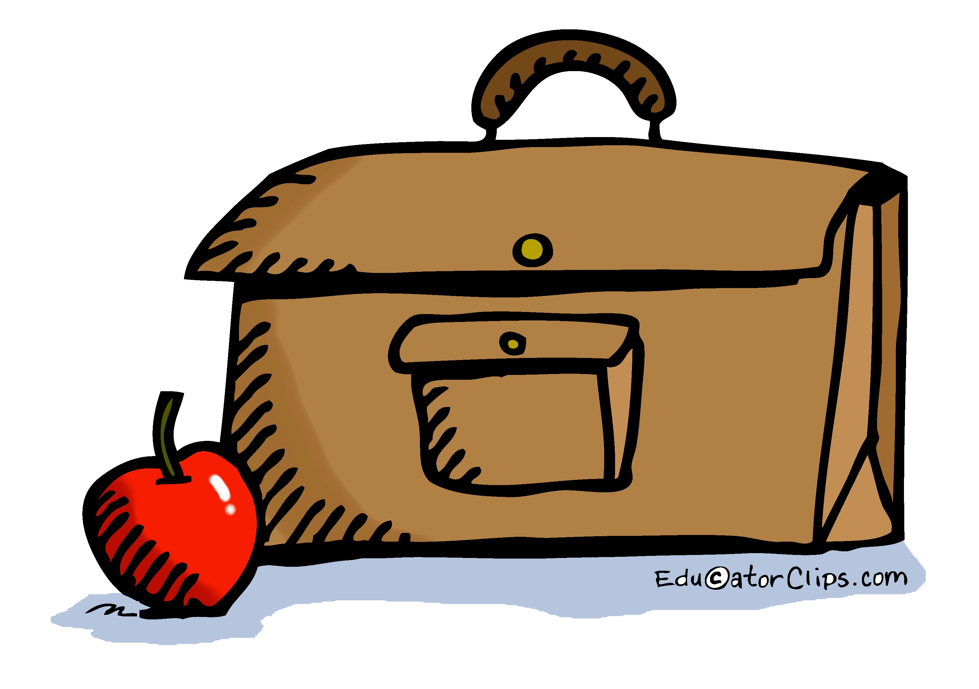 Educator Briefcase Clip Art