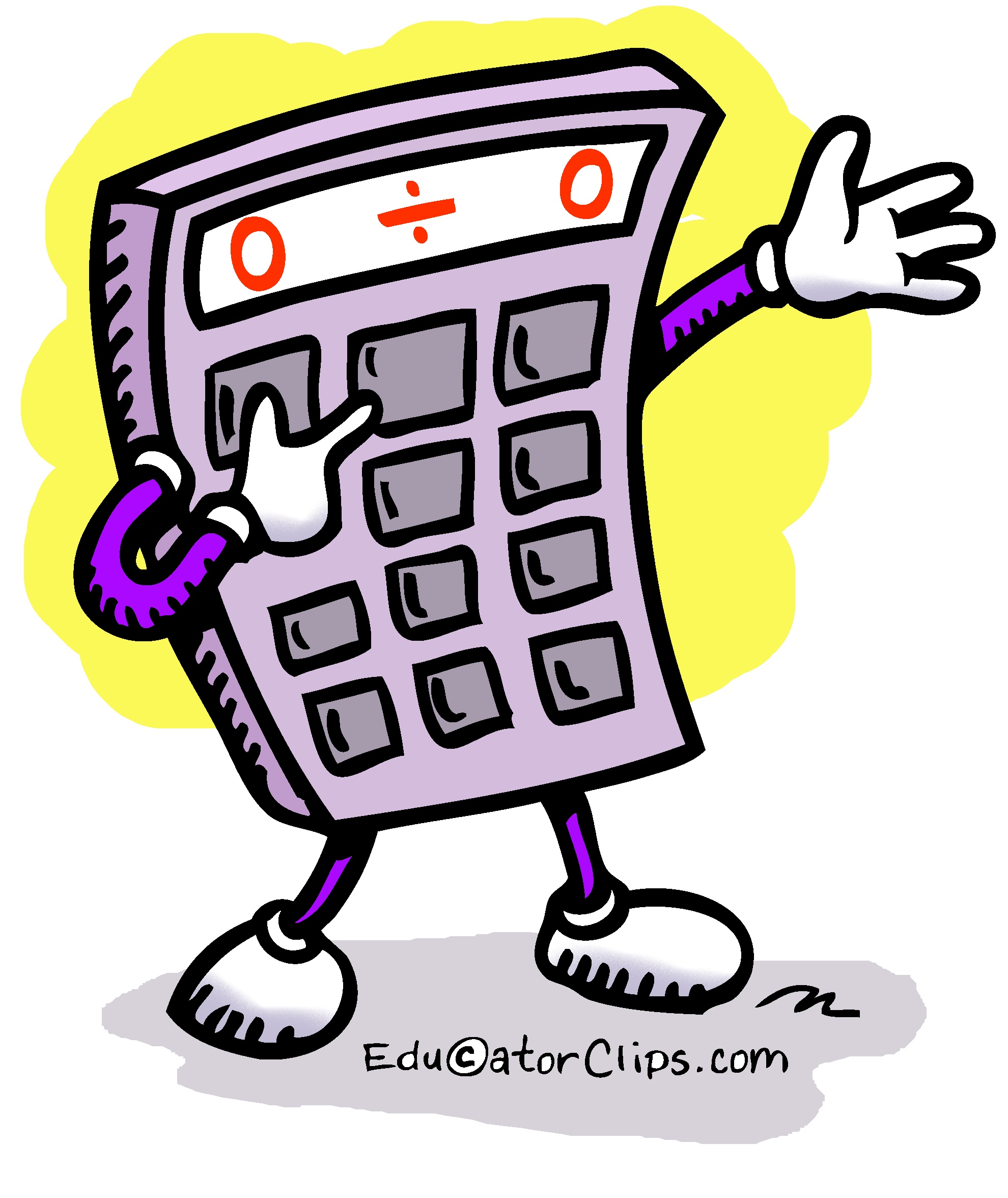 Fun Calculator Clip Art