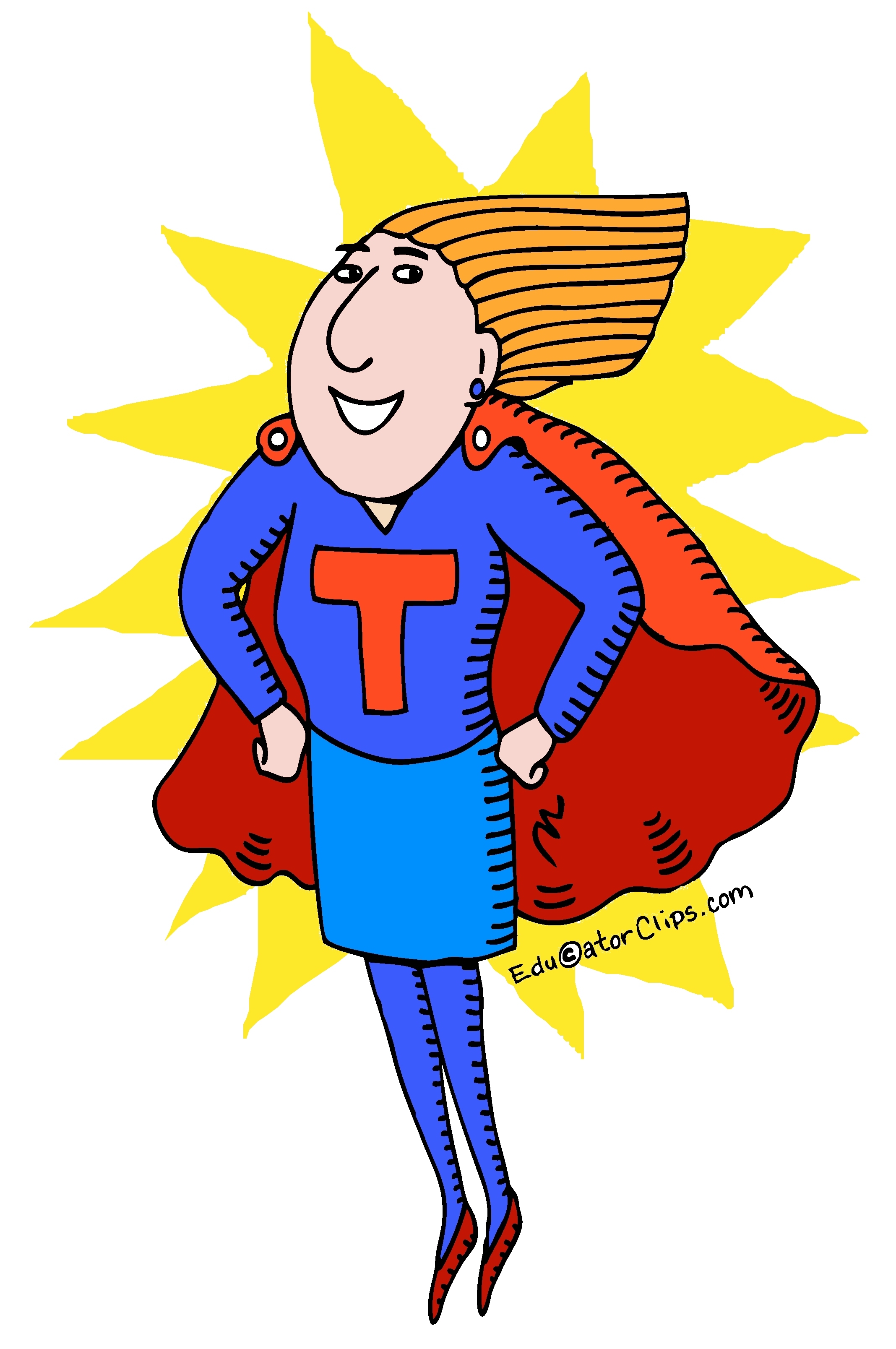 Super Teacher Clip Art 2 by Mark A Hicks