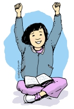 Joy of reading clip art link